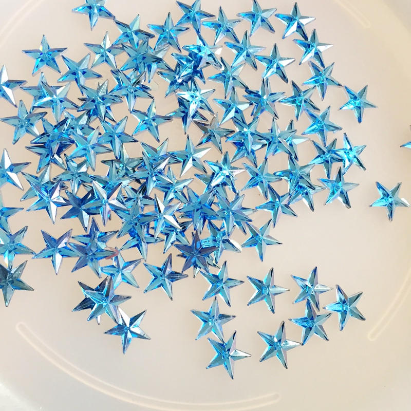 Hotfix Rhinestone Sheet - 400個入り 10mm クリスタルスターシェイプデコレーションラインストーンステッカー フラットバックストーンアップリケ 非ホットフィックスラインストーン 衣類用