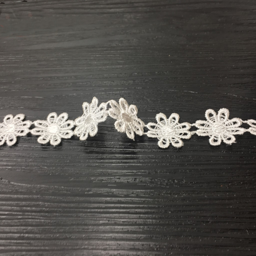 Lace Ribbon Trim - かわいい中空花衣服レース生地トリムパッチワーク素材レースリボン DIY 子供服縫製アクセサリー