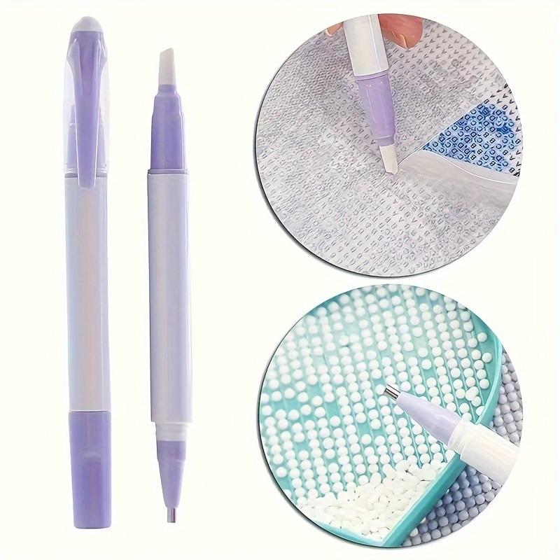 Embroidery Embellishments - ダイヤモンドペインティングフィルム除去ツール、ダイヤモンド刺繍防塵フィルムプロテクター、セラミックペーパーカッター - 両用、DIYドットペンマルチツール