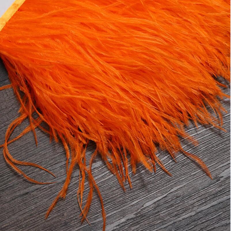 13-18 センチメートル 6 メートルダチョウの羽トリム布 - Feather Trim Marabou のレビューと価格