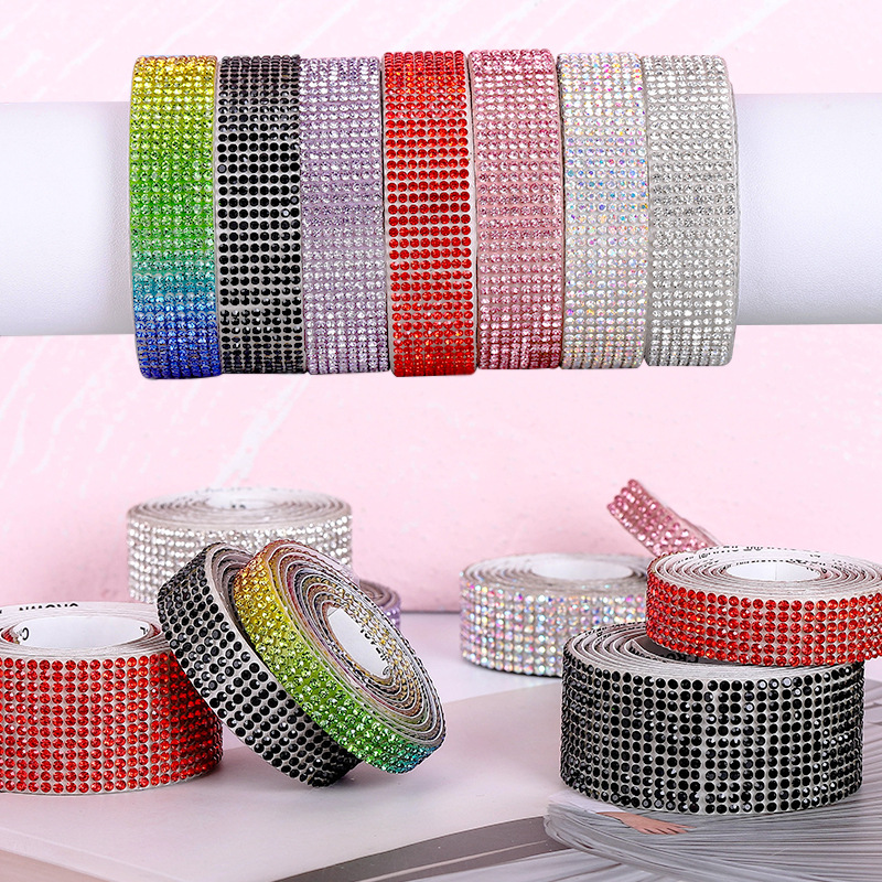 1ヤードの自己粘着ラインストーンステッカー、クリスタルダイヤ - Hotfix Rhinestone Sheet のレビューと価格