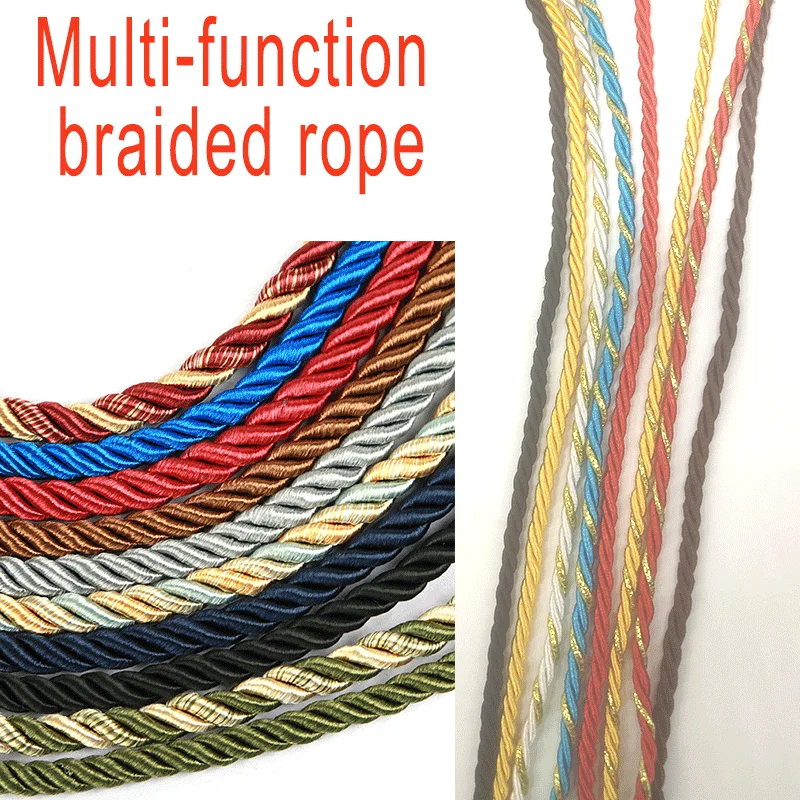 3mm 10m ツイストコードロープトリムクラフト装飾ナイロ - Cord Trim Twisted のレビューと価格