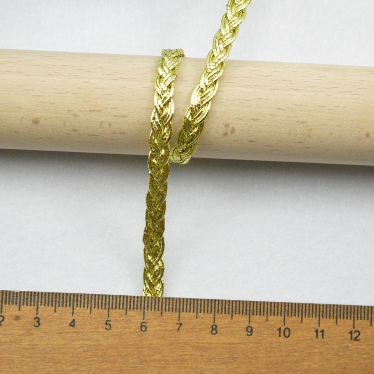 各パック5m/16.4フィート メタリックゴールド編み込みコ - Cord Trim Twisted のレビューと価格