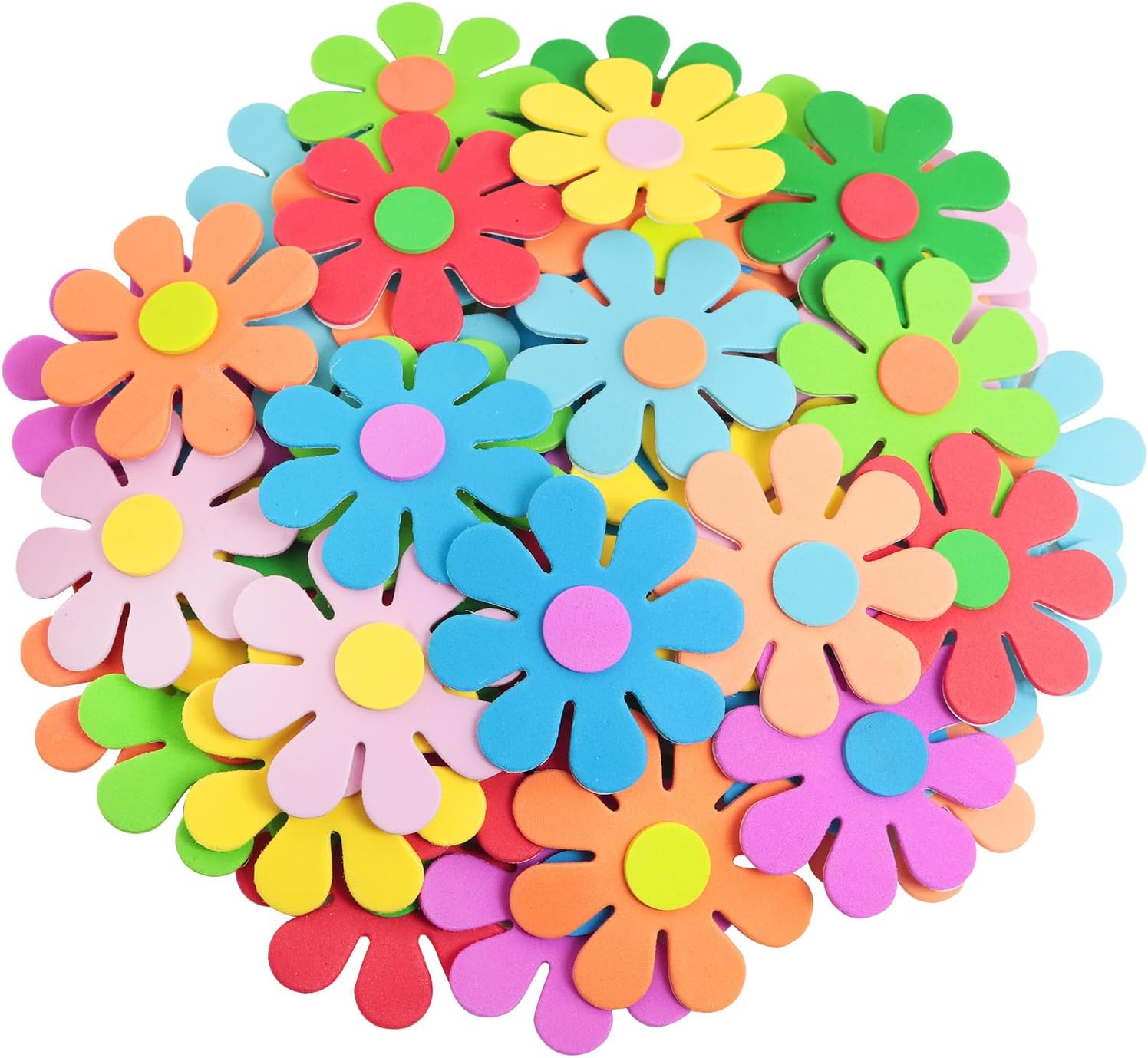 3Dフラワーフォームステッカー 春の芸術工芸品 母の日 幼稚 - Craft Embellishments のレビューと価格