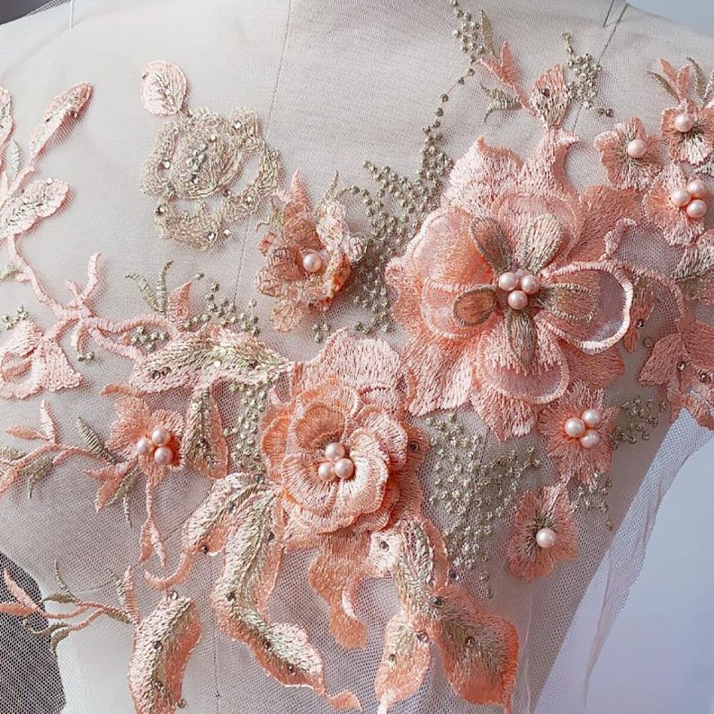 ファッションエレガントカラフルスパンコール刺繍パッチ3Dフラ - Applique Patch Flower のレビューと価格