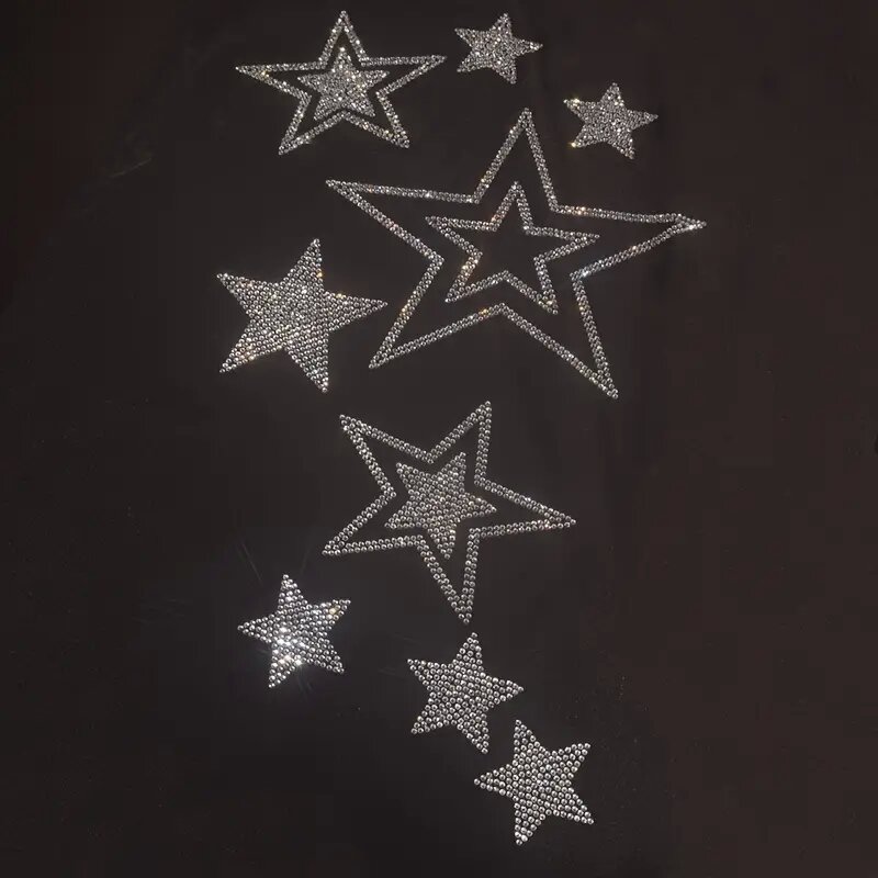 きらめくラインストーン ホットスタンピング レタースター D - Hotfix Rhinestone Sheet のレビューと価格