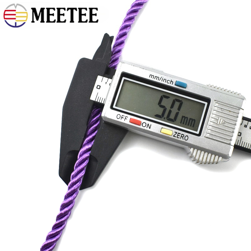 10/20M 5mm 3本撚りナイロンコットンコード、服、帽 - Cord Trim Twisted のレビューと価格