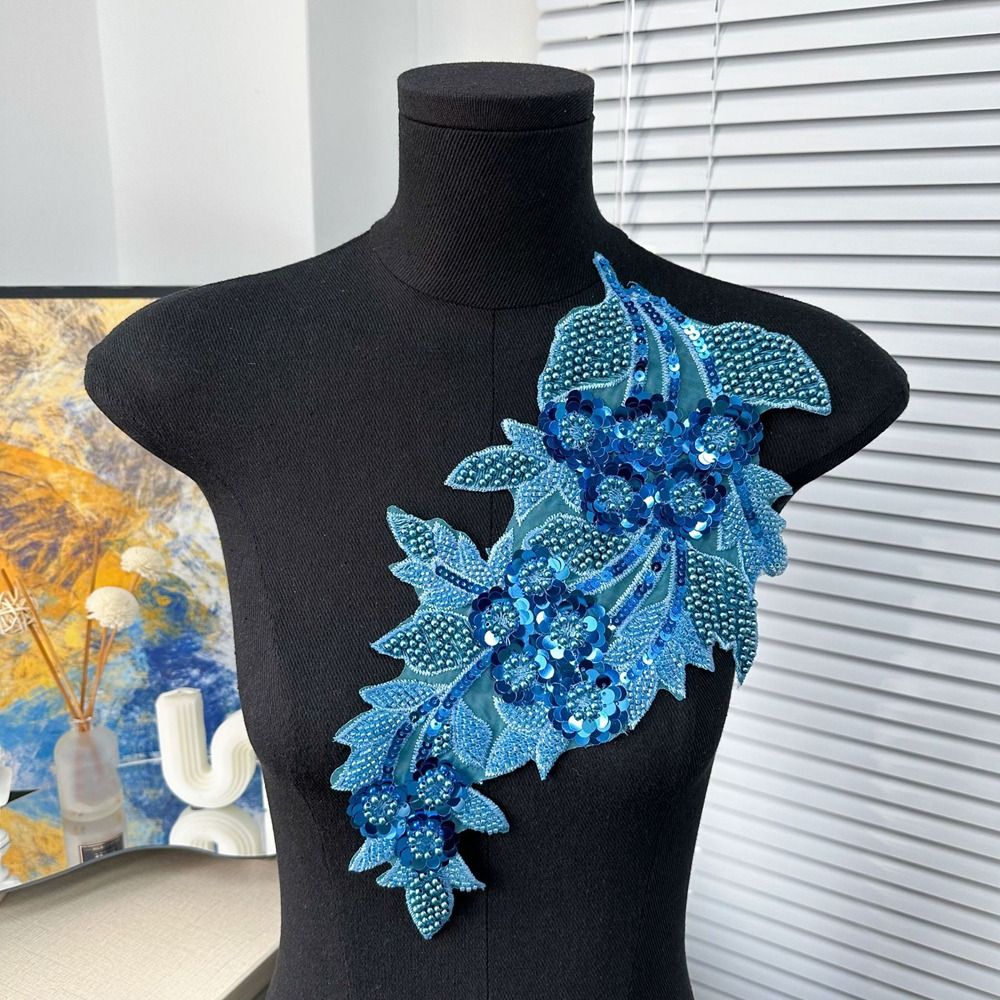 ファッション3Dスパンコールフラワーパッチ刺繍DIY衣類アッ - Applique Patch Flower のレビューと価格