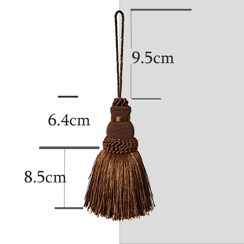 1Pc 家の装飾吊りロープシルクタッセルフリンジタッセルトリ - Tassel Fringe Trim のレビューと価格