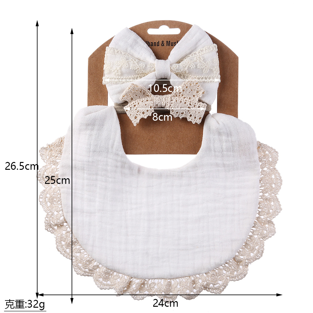3 ピース/セット固体モスリン綿竹ベビーよだれかけタッセルレ - Tassel Fringe Trim のレビューと価格
