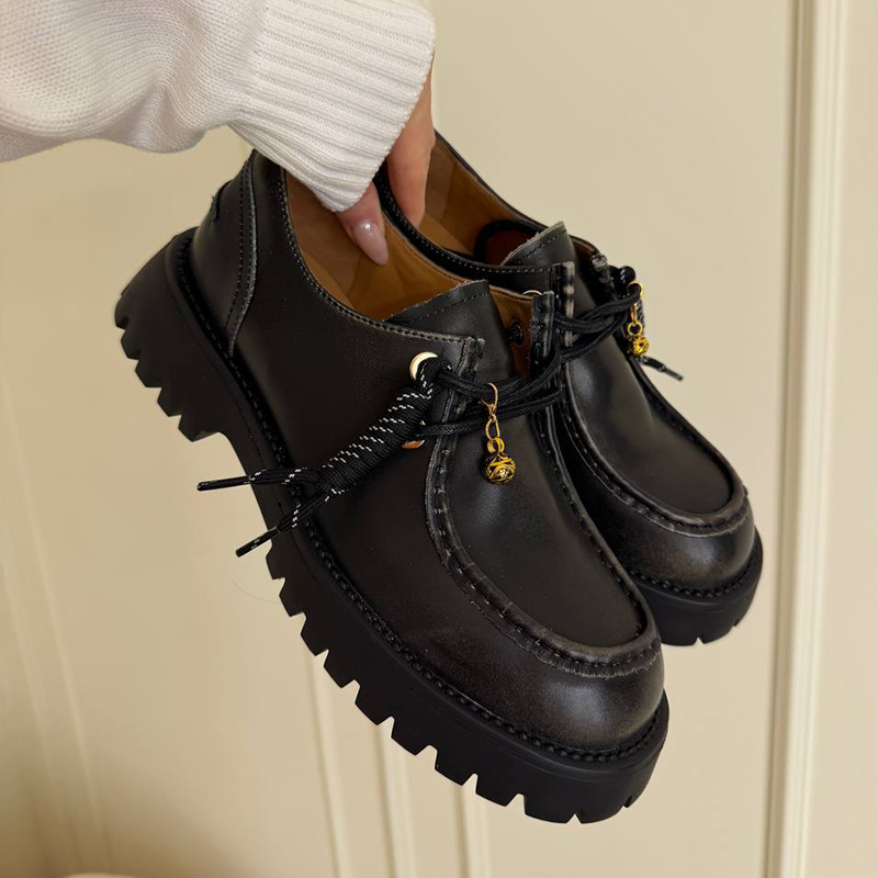 BEAUTODAY ファッションローファー女性カーフスキンレ - Guipure Lace Panel のレビューと価格