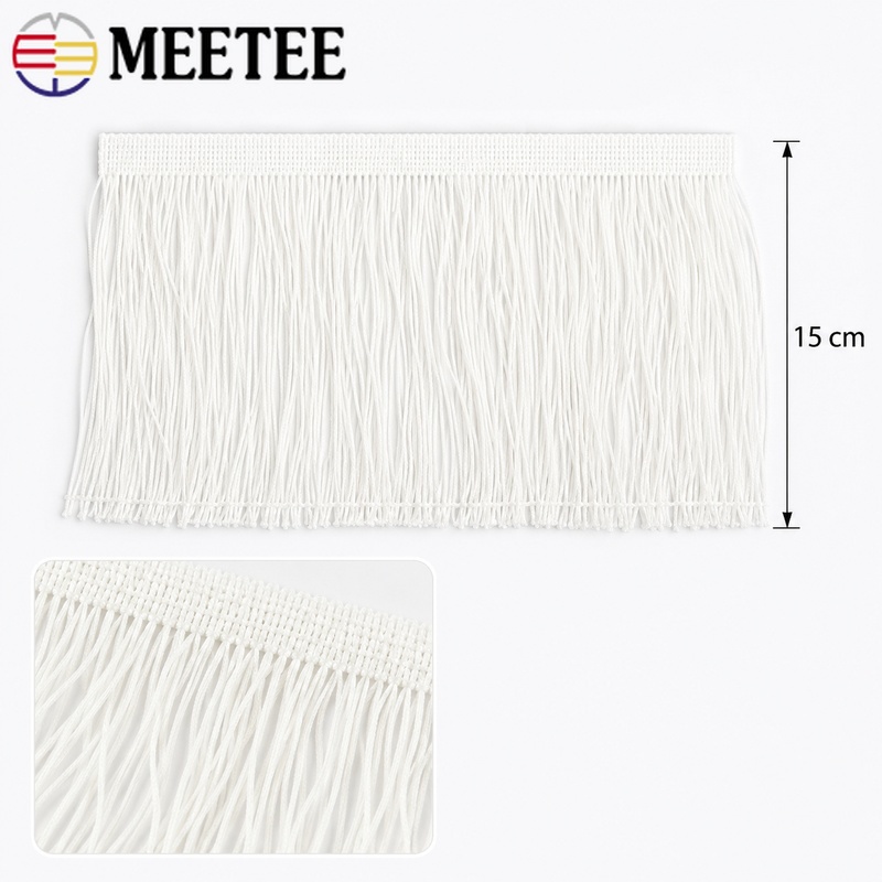 5/10ヤード 15cm ポリエステルタッセルフリンジトリム - Fringe Ribbon Sewing のレビューと価格