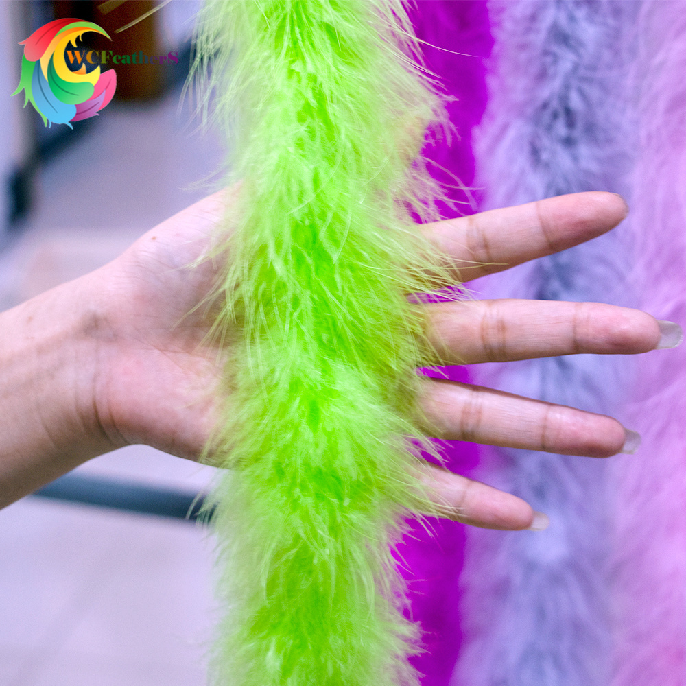 天然マラブーフェザートリム 2メートル、18-20g ソフト - Feather Trim Marabou のレビューと価格