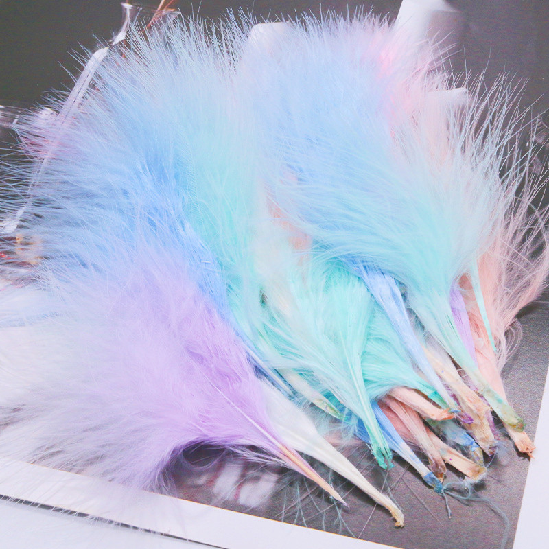 色付きのウェディングドレス,8〜12cm,天然の羽,七面鳥, - Feather Trim Marabou のレビューと価格