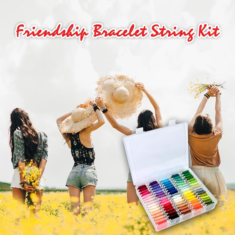 100%コットン刺繍糸キット、収納ケース付き、クロスステッチ - Embroidery Craft のレビューと価格