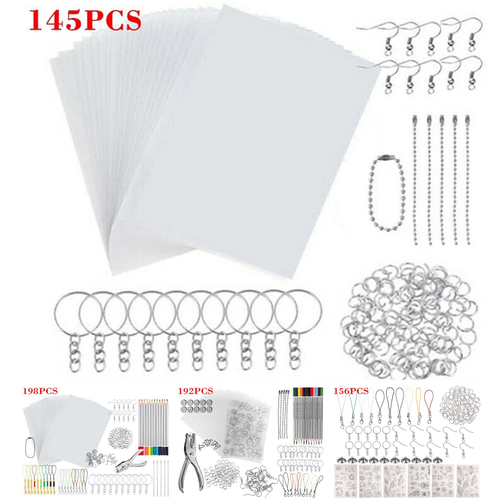 熱収縮プラスチックセット、キーホルダークラフト装飾用フィルム - Craft Embellishments のレビューと価格