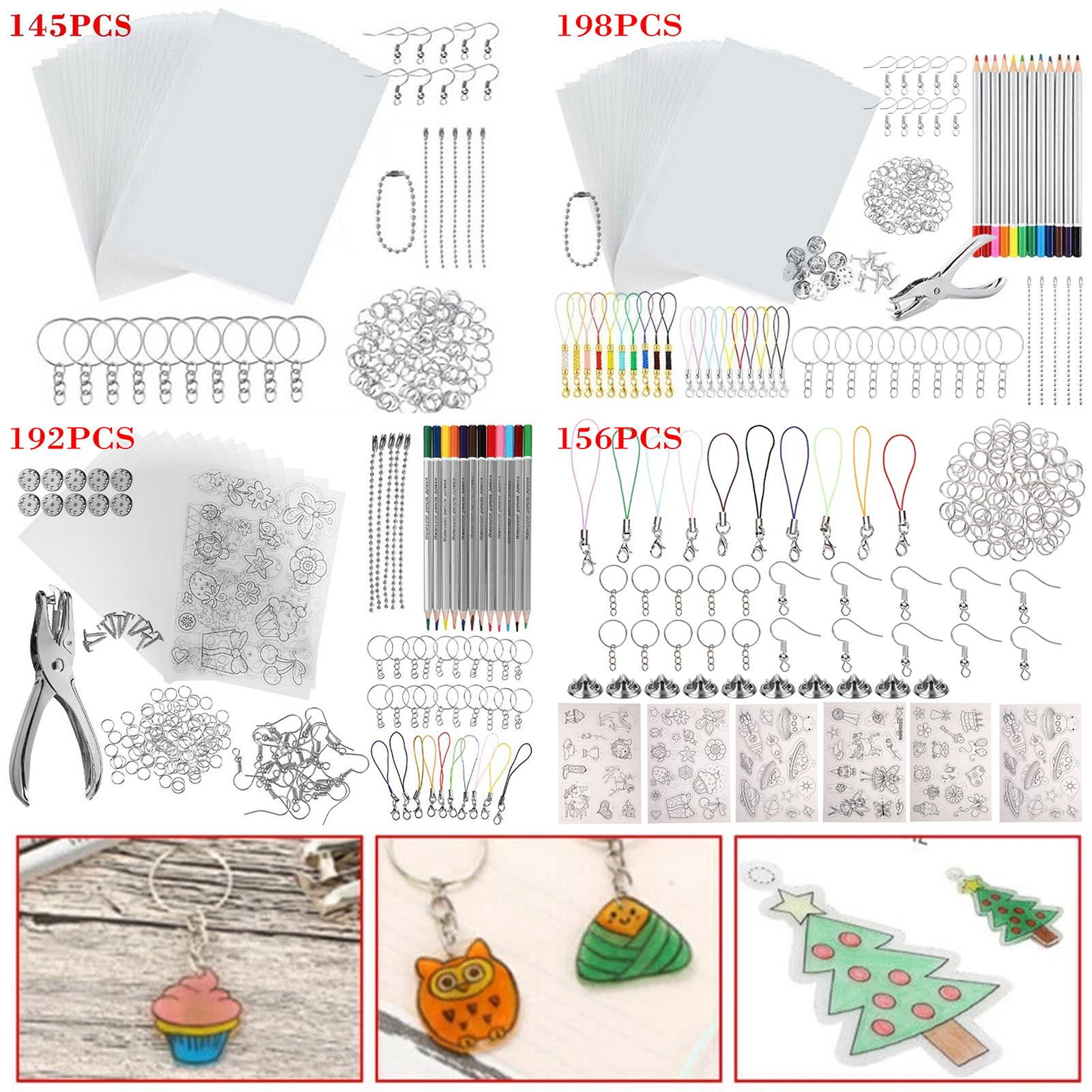 熱収縮プラスチックセット、キーホルダークラフト装飾用フィルム - Craft Embellishments のレビューと価格