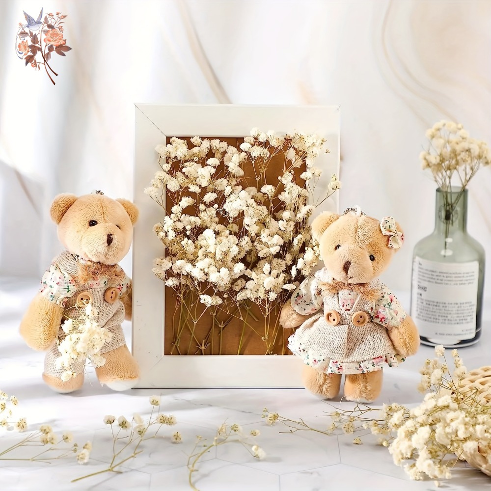 100個入りミニドライカスミソウ、レジン工芸DIY、家の装飾 - Craft Embellishments のレビューと価格